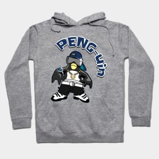 PENG PENGUIN. Cool, cute cartoon penguin Hoodie